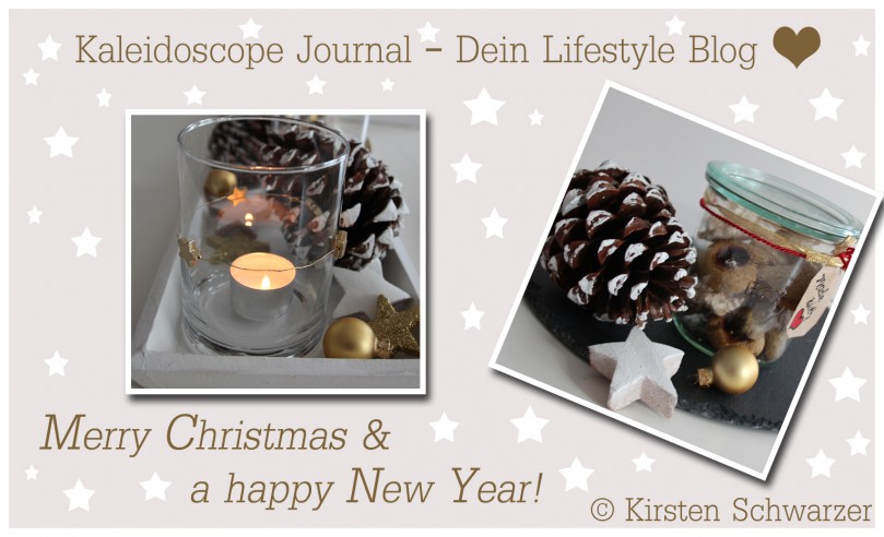 Fröhliche Weihnachten und alles Gute für 2017! www.kaleidoscope-journal.de, Kirsten Schwarzer