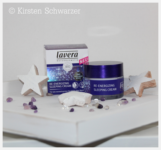 Erfahrungsbericht über die Re-Energizing Sleeping Cream von lavera, www.kaleidoscope-journal.de, Kirsten Schwarzer